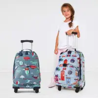 在飛比找momo購物網優惠-【澳洲Penny】四輪行李包(兒童行李箱)