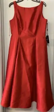 Adrianna Papell Red dress Size 12 New With Tags.