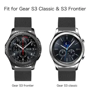 三星錶帶經典米蘭尼斯魔術錶帶舒適耐用適用於Samsung Gear S3 20mm 22mm 現貨