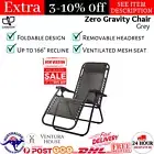 Gardeon Zero Gravity Chair Sun Lounge Camping Outdoor Portable Foldable Recliner