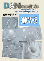 Dan Models 72115 - 1/72 Painting masks for A&A Mirage IV(A&A) Scale New in Box