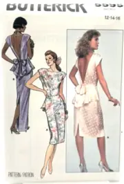 Butterick Pattern #5595 - Dress - (Sizes - 12, 14 & 16)