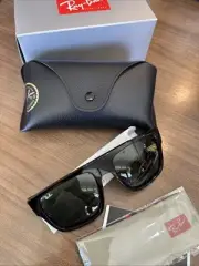 New 2025 Genuine Ray-Ban RB0360S DRIFTER 901/31 Black & (G-15) Lenses Sunglasses