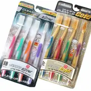 Lasting Wellbeing Nano Toothbrush Silver or Gold Coated Vitality Brush 4 x 2 set