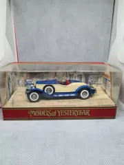 Vintage Matchbox Models Of Yesteryear Y-14 1931 Stutz Bearcat New Original Box
