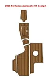 2006 Centurion Avalanche C4 Cockpit Pad Boat EVA Faux Foam Teak Decking Flooring