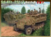 Model Dragon Sd.kfz 2517 Ausf.d (3 IN 1) Kit 1:3 5 diecast vehicles St