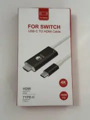 USB C to HDMI Cable for Nintendo Switch, 6.6FT 1080P@60Hz 100W PD Charging Port