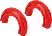 MagiDeal 2 Pieces Tow Hooks Covers Red Supplies Nitrile Replacement Easy Installation Car Accessories Tow Hook Sleeves