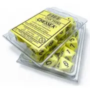 D10 Clamshell Opaque Pastel Yellow/black (10)