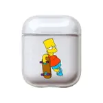FUNNY CARTOON CASE FOR APPLE AIRPODS COVER CUTE TRANSPARENT