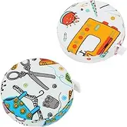 Hohopeti 2pcs Retractable Sewing Tape Measure Durable Body Cloth Tailor Tape with Bright Color Design for Accurate Sewing and Crafting Measurements