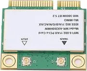 POENVFPO Wifi6 Wireless Net Card 2974M, Dual Band Mini PCIE Expansion for Laptop, MU MIMO Multi Threading Technology, BT 5.2 Connection, for All in One Machines