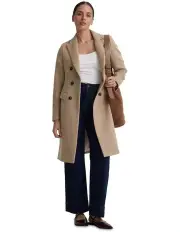 [Oxford] Bexley Wool Coat in Camel
