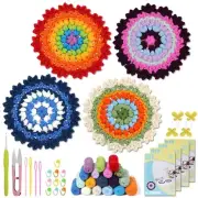 Crochet Kits to Make Mat Beginners Crochet Kits for Adults Kids Knitting