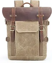 Double Shoulder Camera Bag Fit For DSLR Camera Bag Waterproof Batik Canvas Retro Digital Camera Backpack Photo Bag Large Capacity