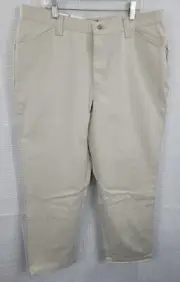 Riders by Lee Woman's Eased Fit Misses Jeans Size 16P Beige (String) NEW w/Tags
