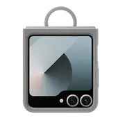 Samsung Silicone Case with Ring for Galaxy Z Flip6 - Grey