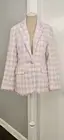 Steven Madden Women's Harlow Houndstooth Tweed Blazer/Jacket Size Small NWT
