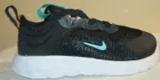 BOY'S NIKE LUCENT BBT DRGN (TDD) BLACK/AURORA GREEN-BLUE HERO SHOES SIZE 8