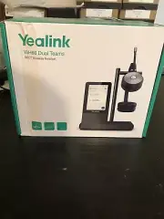 Yealink Dual DECT wireless headset WH66-DUAL-UC UPC 6938818306431 Brand New