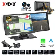 Portable Touch Car Stereo Radio Wireless Apple Carplay/Android Auto dash cam