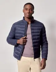 Hawes & Curtis Navy Lightweight Jacket Size: Medium