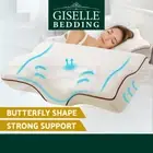 Giselle Memory Foam Pillow Neck Pillows Contour Rebound Pain Relief Support