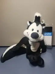 1997 Warner Bros Studio Store Bean Bag Plush 9inch Pepe Le Pew W/protected Tags