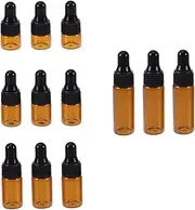 Healeved 20pcs Bottled Essential Oil Bottle Essential Oil Holder Refillable Perfume Perfumes Roller Bottle Eye Dropper Bottles Mini Dropper Bottles Ear Drops Container Pipette Bottle Glass