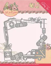 Get Well Frame Find It Trading Yvonne Creations Die Cutting Die YCD10100 New