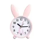 Alarm Clock Cute Bunny Shape Quiet Accurate Timing Clock Ornament For Home Be