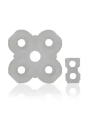 Conductive Rubber Pads Compatible PlayStation 4 Controllers (Version 1: JDS-001)