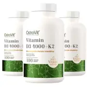 VITAMIN D3 4000 + K2 - supports the immune system and muscle function, Vit D3