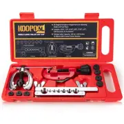 KOOPOOL Double & Single Flaring Tool Kit for Brake Line HVAC System with Tube...