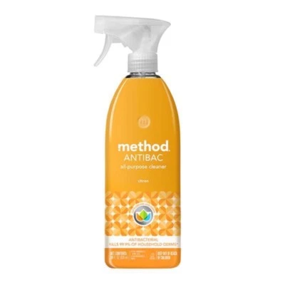 2 ~ Method All-Purpose Cleaner Citron Scent Cuts Grease & Grime 28 oz