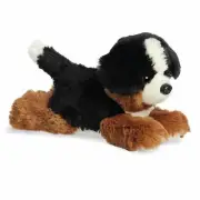 Aurora - Small Black Mini Flopsie - 8" Bernie Mountain Dog - Stuffed Animal