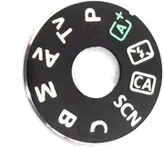 Camera Top Cover Function Mode Dial Interface Cap Replacement Accessories for Canon EOS 70D