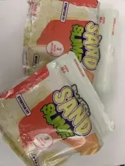 Lot Of 2 Fluffy Sand Slime 1 Lb Packs With Molds Tan Color Total Of 2 Pounds