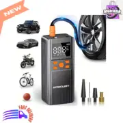 150PSI Cordless Air Compressor, Fast Tire Inflator with Digital Gauge & USB, NEW