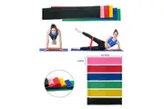 Heavy Duty Resistance Training Band Loop Power GYM Fitness Exercise Yoga 6PS Set