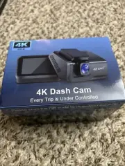Dash Camera 4K Front and Rear Dash Cam Built-In WiFi & GPS Parking Mode