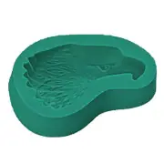 PMC Silver Clay Jewelry Push Mold Eagle Head Pendant 45mm × 22mm Mould