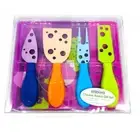Entertaining Essentials Cheese Knife and Board Gift Set, 5 Pcs