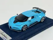 1/43 Looksmart Bugatti Centodieci in Bugatti Light Blue Alcantara Base LS513E