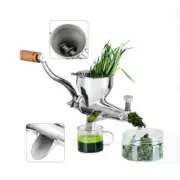 Hand Manual Wheatgrass Juicer ,Heavy Duty Leafy Green Juicer-Stainless Steel