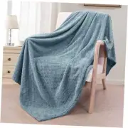Fleece Throw Blanket Extra Large, Super Soft and Warm 50x70 IN Slate Blue