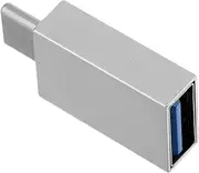 TEHAUX Adapter Converter Micro to Female Lighting to c Adaptor Converting to c c Extension Micro Connector Gold Plated Pure Copper Silver