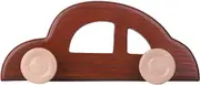 Wooden Coat Rack Wall Hook Hanging Key Holder Storage Hanger for Closet Home Hallway, Car 23x3.5x9.5cm