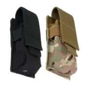 Tactical Single Sheath Pouch EDC Tool Belt Pouch for Flashlight Knife Pistol Mag
